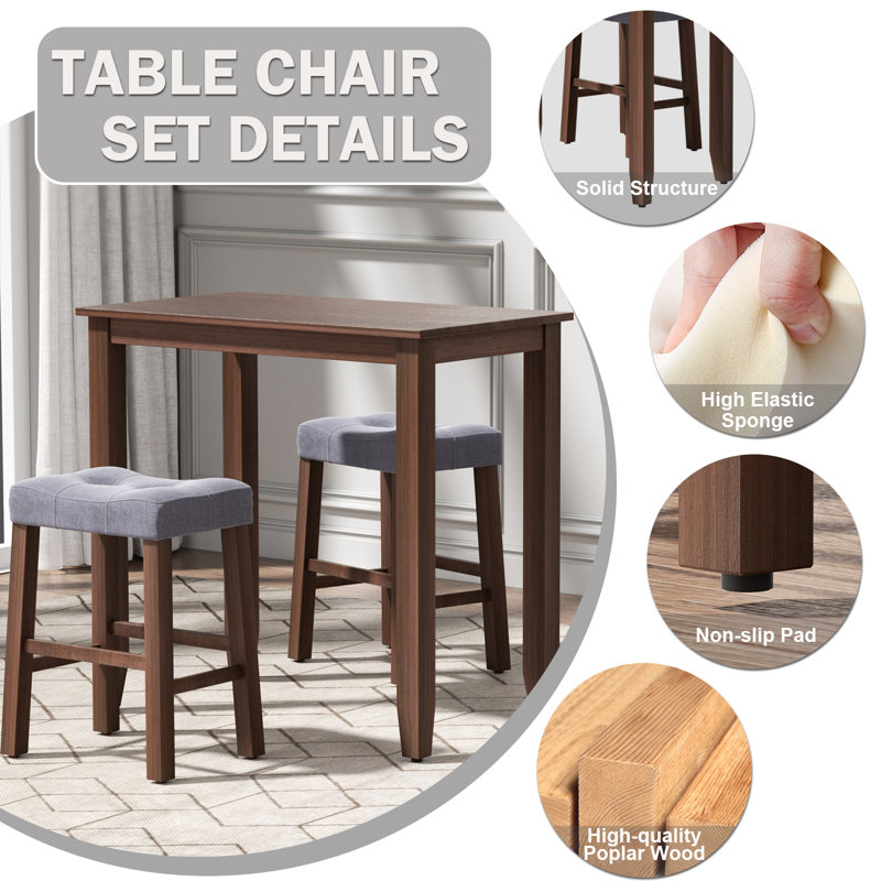 Falmer 3 piece dining set discount